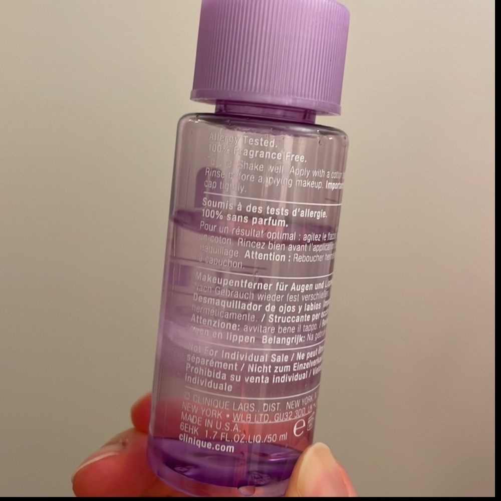 Clinique eyes, lashes and lips makeup remover - Picture 2 of 2